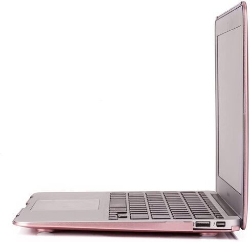 RUBAN Case for MacBook Air 13 Inch A1466/A1369, 3 in 1 Slim Snap On Hard Shell Protective Cover with Keyboard Cover and Screen Protector (Classic Black) in Kuwait