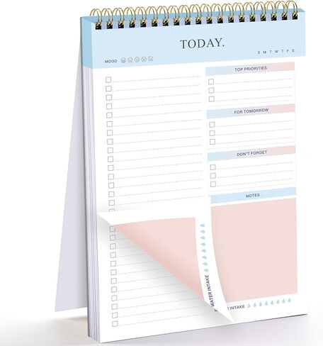 JUBTIC Weekly Planner Notepad with Pen - 52 Undated Weekly Calendar Pad Desk Planner Weekly To Do List Notepad Planning Pad Academic Planner Notebook Habit Tracker Journal Teacher Planner Organize Schedule Goals for Personal Life and Work -7" x 10" in Kuwait