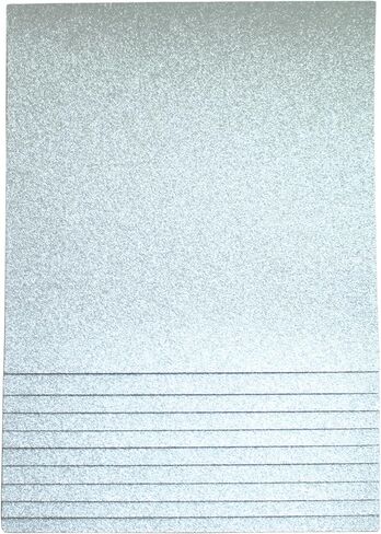 Silver Glitter Cardstock Paper 12x12 Inches, 250 GSM, 10 Sheets pack, Sparkly Front and Clean White Back, Non-Shedding, Acid-Free, for Scrapbooking, Card Making, Paper Crafts, DIY Projects in Saudi Arabia