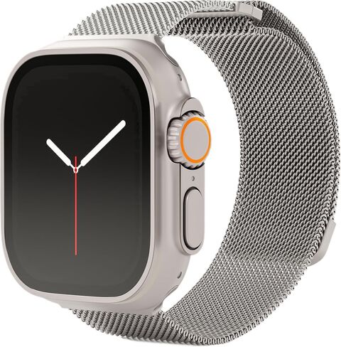 Ultra 2 Milanese Mesh Band compatible with Apple Watch Ultra 2 and Ultra 1 Titanium 49mm in Saudi Arabia