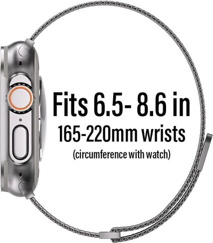 Ultra 2 Milanese Mesh Band compatible with Apple Watch Ultra 2 and Ultra 1 Titanium 49mm in Saudi Arabia