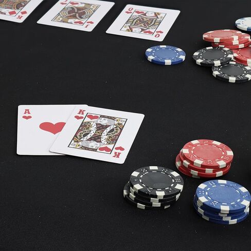Table Game Mat - Board Game Table Cover Mat, Playing Card Poker Games Square Table Mat 32.6in x 32.6in in Kuwait