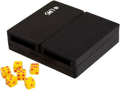 برج النرد وصينية | أسود مع بطانة زرقاء مخملية | اكسسوارات دي اند دي | علبة النرد DND | بكرة النرد | برج النرد المحمول | صندوق النرد | الزنزانات والتنينات وRPG in Kuwait