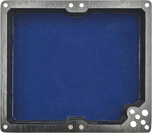 برج النرد وصينية | أسود مع بطانة زرقاء مخملية | اكسسوارات دي اند دي | علبة النرد DND | بكرة النرد | برج النرد المحمول | صندوق النرد | الزنزانات والتنينات وRPG in Kuwait