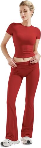 SUUKSESS Women 2 Piece Lounge Sets Going Out Y2K Foldover Pants Matching Pajamas in Saudi Arabia