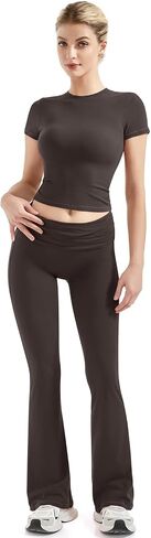 SUUKSESS Women 2 Piece Lounge Sets Going Out Y2K Foldover Pants Matching Pajamas in Saudi Arabia