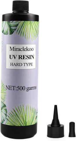 راتنج كريستالي للأشعة فوق البنفسجية من النوع الصلب الشفاف، راتنج إيبوكسي معالج بالأشعة فوق البنفسجية، راتنج شفاف سريع المعالجة بالطاقة الشمسية لقالب الراتنج، وصناعة المجوهرات، والصب والطلاء، 500 جرام in Kuwait