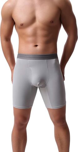 WINDAY Men's Briefs Breathable Ice Silk Sports-Inspired Underwear Boxer Briefs B19-2 in Saudi Arabia