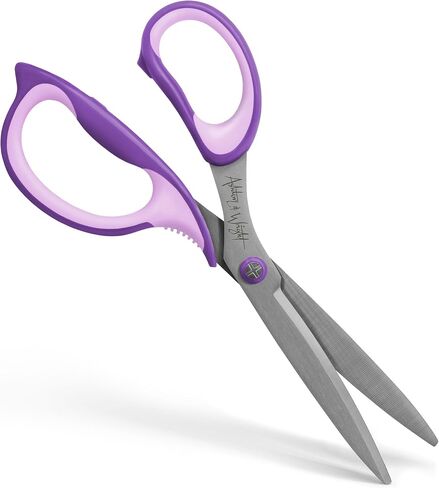 Ashton and Wright - Precision SG - Soft Grip Scissors for Office, Home, Kitchen, and Craft - 210mm / 8" - Steel Blades (Purple, Left Handed) in Saudi Arabia