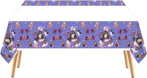 لعبة القط حفلة عيد ميلاد لوازم مفرش المائدة حزمة أغطية الطاولة البلاستيكية للأطفال لعبة القط موضوع حفلة عيد ميلاد زينة 70x42.9 بوصة 2 قطعة in Kuwait