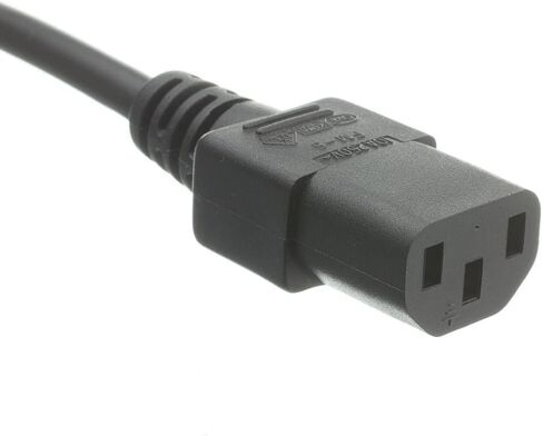 CNE40513 6 Feet, European Computer/Monitor Power Cord, Europlug or CE 7/7 to C13, VDE Approved in Saudi Arabia
