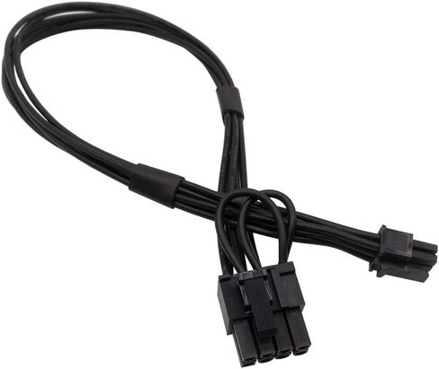 كابل محول الطاقة لبطاقة الفيديو COMeap Mini 6 Pin إلى 8 Pin (6+2) PCI Express لجهاز Mac Pro Tower/Power Mac G5 14 بوصة (35 سم) (عبوة من قطعتين) in Kuwait