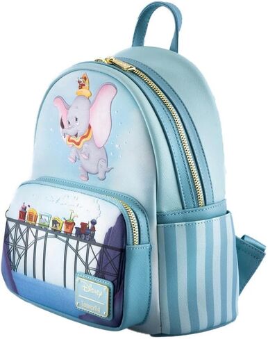 Loungefly Dumbo 80th Anniversary Don't Just Fly Mini Backpack Light Blue in Saudi Arabia