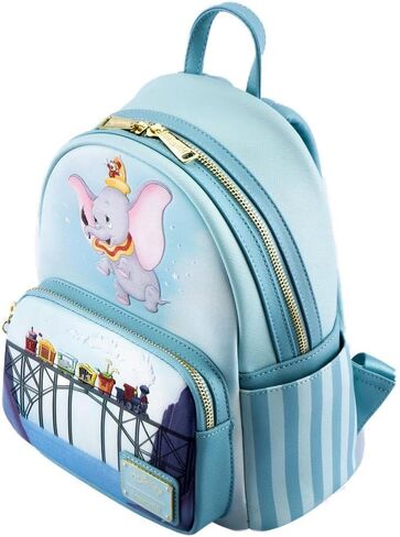 Loungefly Dumbo 80th Anniversary Don't Just Fly Mini Backpack Light Blue in Saudi Arabia