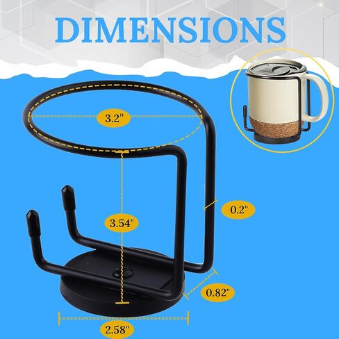 حامل أكواب مغناطيسي، SUS 304 حامل مشروبات مغناطيسي من الفولاذ المقاوم للصدأ لزجاجة المشروبات يمكن أن المشروبات على قارب شاحنة جزازة جهاز مشي صندوق أدوات الشواية in Kuwait