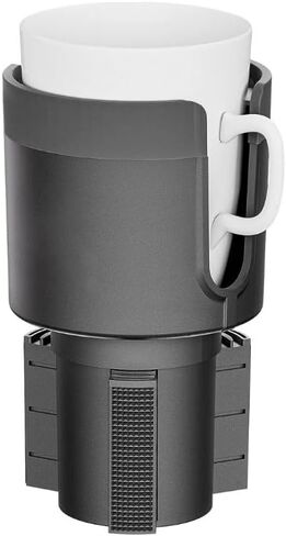 محول موسع لحامل أكواب السيارة من جي إي مع قاعدة قابلة للتعديل، يناسب معظم الزجاجات حتى 3.8 بوصة - قوارير مائية كبيرة 32/40 أونصة، ييتي، in Kuwait