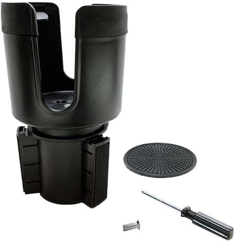 محول موسع لحامل أكواب السيارة من جي إي مع قاعدة قابلة للتعديل، يناسب معظم الزجاجات حتى 3.8 بوصة - قوارير مائية كبيرة 32/40 أونصة، ييتي، in Kuwait