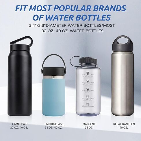 موسع حامل الأكواب لكوب السيارة 3.02 بوصة - 4.62 بوصة، مع منظم للبطاقات وقاعدة قابلة للتعديل، تثبيت مغناطيسي، متوافق مع ييتي 20/26/30 أونصة، قوارير مائية 32/40 أونصة زجاجة/كوب (قطر 3.4 بوصة - 3.8 بوصة) in Kuwait