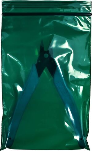4" X 6 Inch Green Reclosable Resealable Zipper 2-mil Bags 100#r46gr-100 in Kuwait
