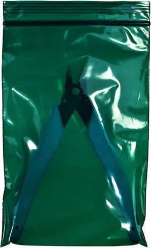 4" X 6 Inch Green Reclosable Resealable Zipper 2-mil Bags 100#r46gr-100 in Kuwait