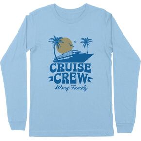 Cruise Crew Wong Family Kids Long Sleeve T-Shirt Youth in Saudi Arabia