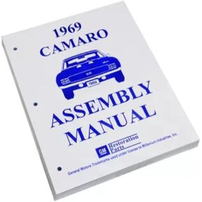 Inline Tube Compatible with 1969 Chevrolet Camaro Factory Assembly Manual in Saudi Arabia