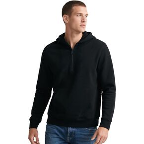 Men's Hoodie Quarter Zip Pullover Sweatshirts Fleece Hoodies Casual Long Sleeve Athletic Hooded Sweat Shirt for Men in Kuwait