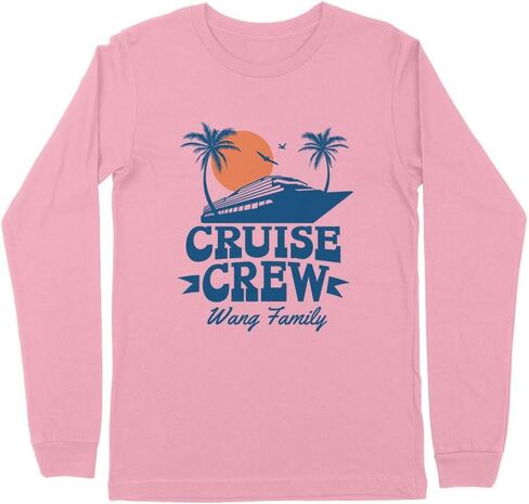 Cruise Crew Wang Family Kids Long Sleeve T-Shirt Youth in Saudi Arabia