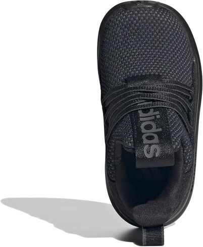 adidas Lite Racer Adapt 7.0 Sneaker, Black/Black/Grey, 12 US Unisex Little Kid in Saudi Arabia