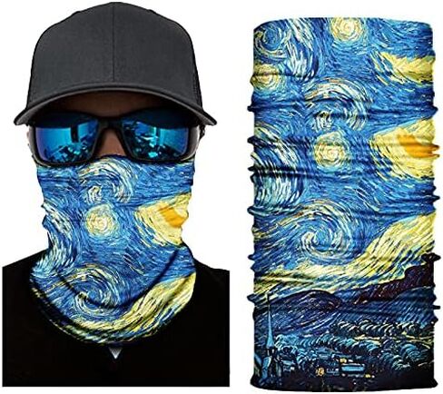 6 Pack Bandana - Seamless Headband, Unisex, Face & Neck Protection, Scarf, Neck Gaiter, UV Protection, Outdoor Sports in Saudi Arabia