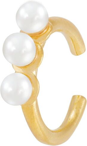 Silpada 'Top Choice' 14K Yellow Gold-Plated Sterling Silver Cuff Earring in Saudi Arabia