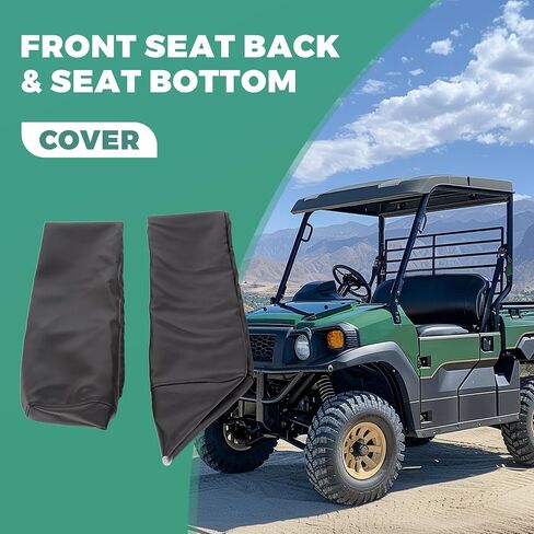 Kuafu الأمامي المقعد الخلفي والغطاء أسفل المقعد متوافق مع 1993-2019 Kawasaki Mule 2500 2510 3000 3010 4000 4010 مقعد المقعد in Saudi Arabia