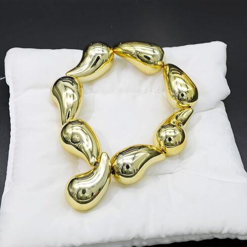 jnf chunky gold plated bangle bangle bangle for women golden waterdrop wist bangle cuff bracelet chunky chunky for women in Kuwait