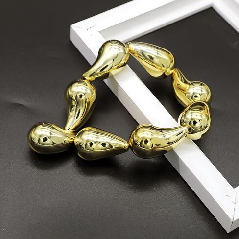 jnf chunky gold plated bangle bangle bangle for women golden waterdrop wist bangle cuff bracelet chunky chunky for women in Kuwait