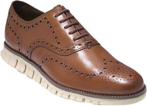 Cole Haan Men's Zerogrand Wing OX Leather Oxford, black closed hole/black, 12 Medium US in Saudi Arabia
