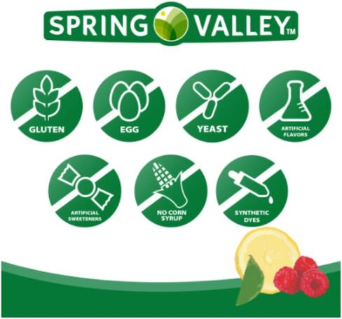Spring Valley Women's Cranberry Probiotic Emplement Spring Valley Vegetarian Gummies و Raspberry Lemon و 60 Count و Hife Ice Boller for Face in Saudi Arabia