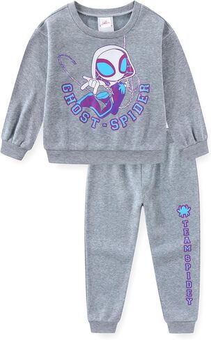 Marvel Spidey and His Amazing Friends Ghost Spider Girls Sweatshirt and Pants Set for Toddler and Big Kids in Saudi Arabia