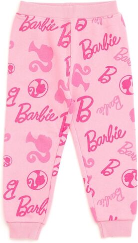 Barbie Drop Shoulder Sweatshirt and Jogger Pants Outfit Set in Saudi Arabia