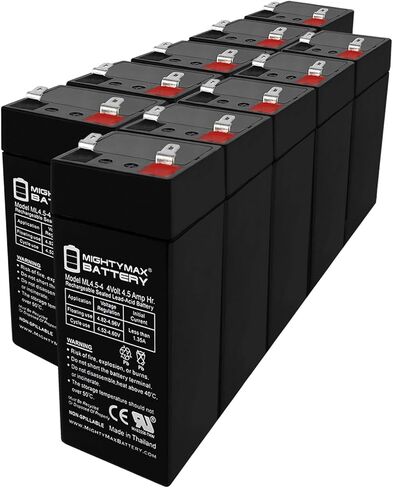 Mighty Max Battery 4 Volt 4.5 Ah Sealed Lead Acid Battery Brand Product (Pack of 1) in Saudi Arabia