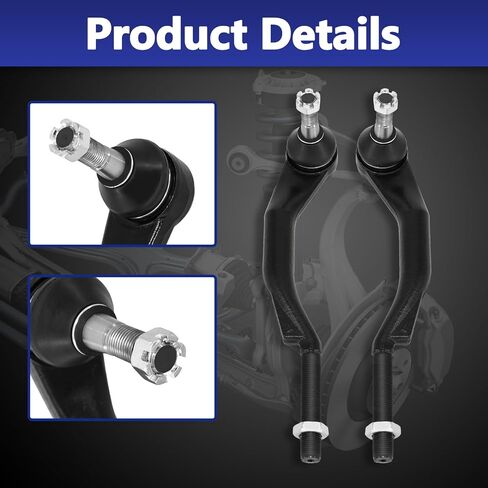 2PCS TIE ROD END ، نهايات قضيب التعادل الخارجي الداخلي الأمامي متوافق مع 2003-2009 شيفروليه تريل بليزر ، 2003-2009 GMC ENVOY ، 2004-2007 بويك راينير ، 2003-2008 ISUZU ASCANDER ES3676 ES3675 in Saudi Arabia