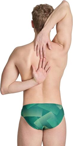 ARENA Men Performance Halftone Swim Briefs Athletic Swimwear Professional Swimsuit in Kuwait