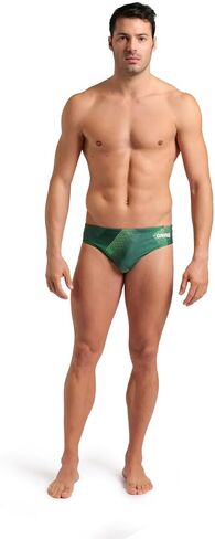 ARENA Men Performance Halftone Swim Briefs Athletic Swimwear Professional Swimsuit in Kuwait