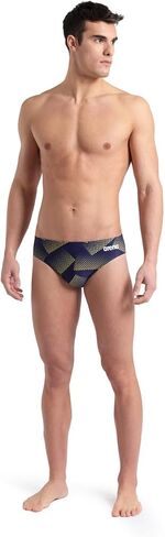 ARENA Men Performance Halftone Swim Briefs Athletic Swimwear Professional Swimsuit in Kuwait