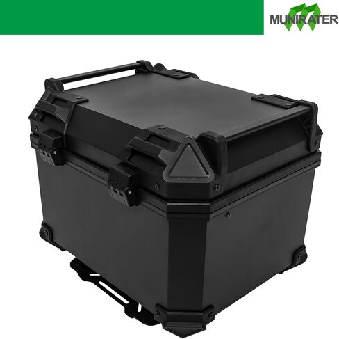 Munirater Motorcycle Top Box Trunk دراجة نارية مع قفل أدوات الدراجات النارية أدوات التخزين خوذة قابلية القفل 45L in Saudi Arabia