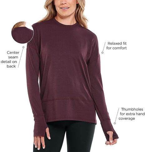 Coolibar Upf 50+ Lumaleo Relaxed T -Shirt - Sun Sun Protection in Saudi Arabia