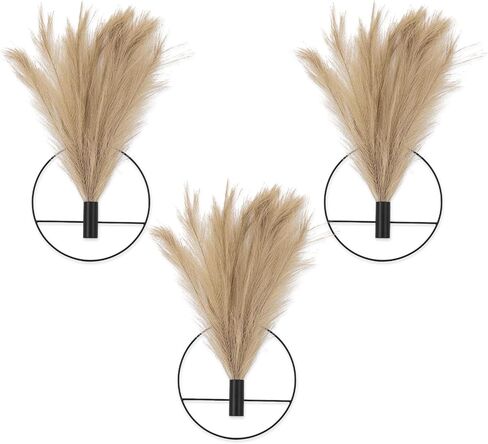 3 قطع نباتات حائط ديكور صناعي، ديكور جدار نباتي معدني، ديكور جدار بوهو، ديكور حائط غرفة المعيشة والمكتب (الأوكالبتوس) in Kuwait