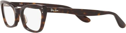 Ray-Ban Women's RX5433 Cat Eye Prescription Eyewear Frames, Striped Blue/Demo Lens, 51 mm in Saudi Arabia