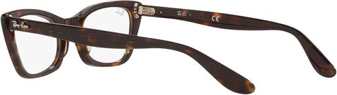 Ray-Ban Women's RX5433 Cat Eye Prescription Eyewear Frames, Striped Blue/Demo Lens, 51 mm in Saudi Arabia