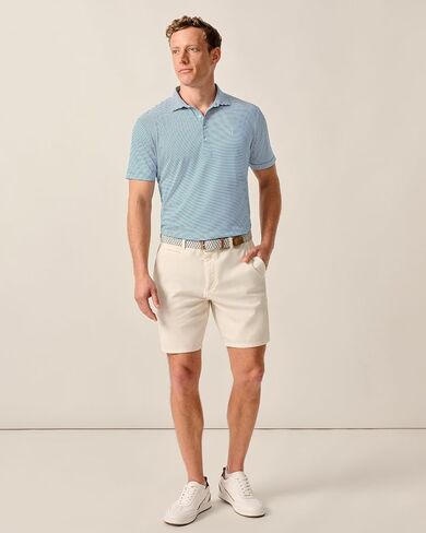 johnnie-O Performance Mesh Polo - Dru Stripe in Saudi Arabia