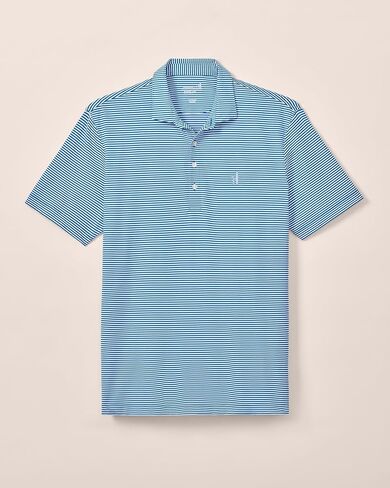 johnnie-O Performance Mesh Polo - Dru Stripe in Saudi Arabia